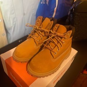 Toddler boys Timerland Boots (Tan)
